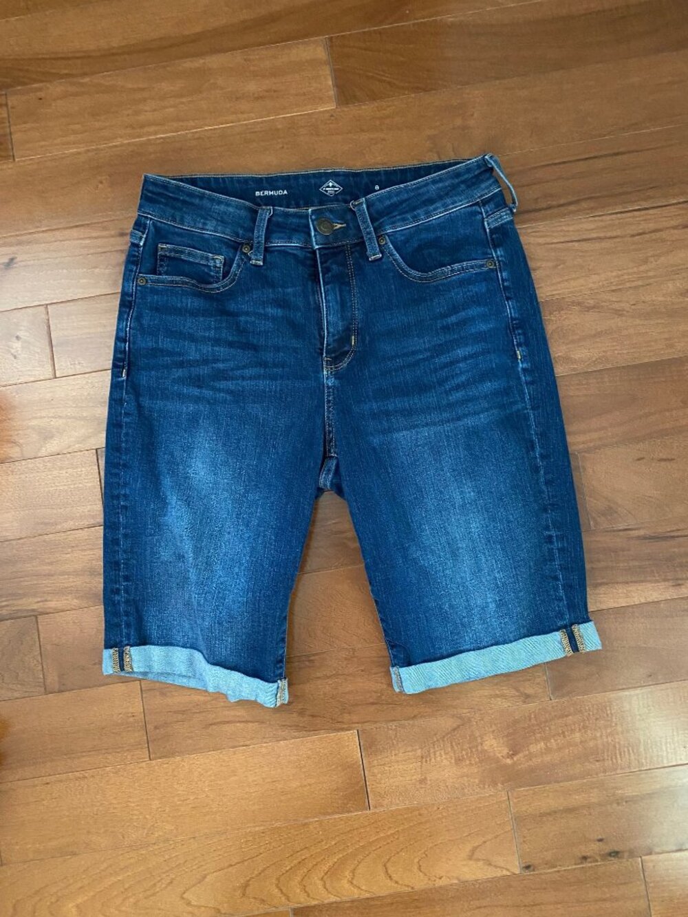 St. John's Bay denim bermuda shorts 8